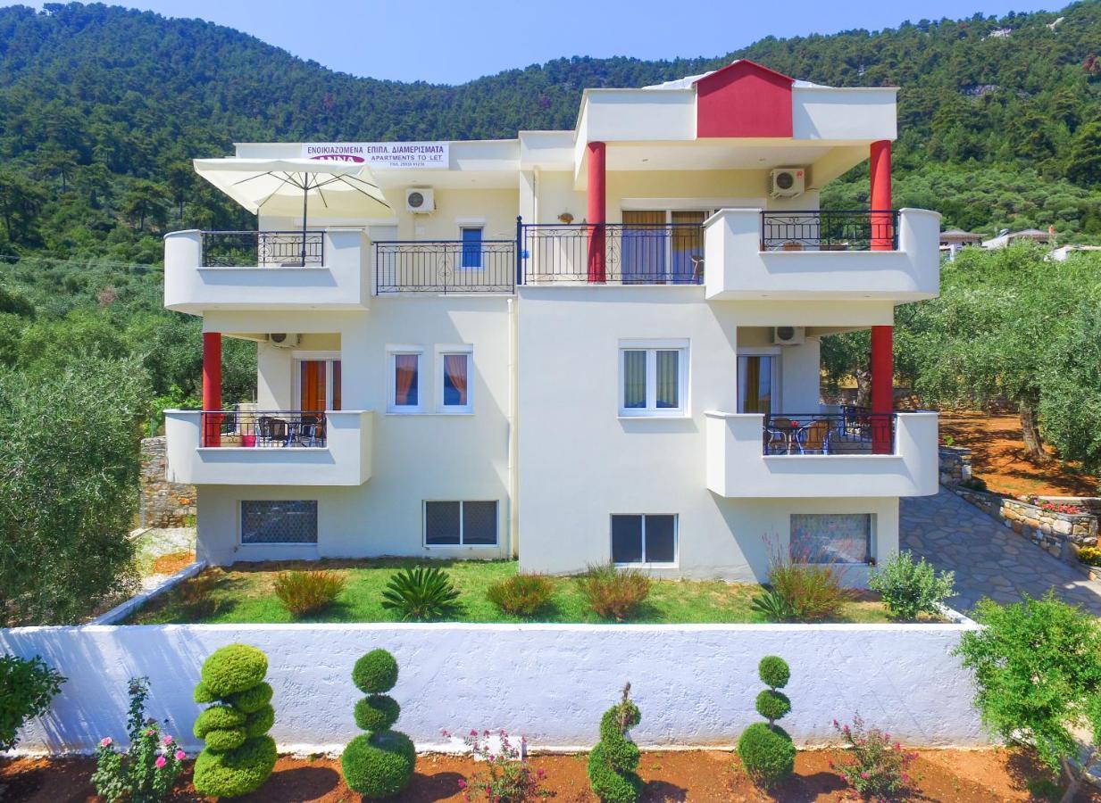 Anna Apartments Chrisi Ammoudia Exterior foto
