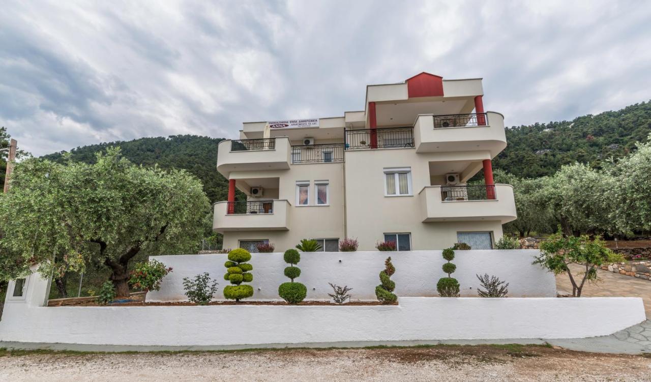 Anna Apartments Chrisi Ammoudia Exterior foto